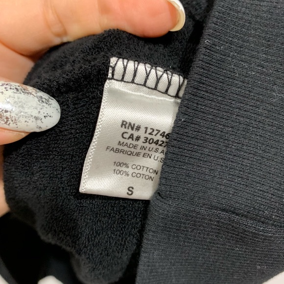 Wildfox black cat pink yes sweatshirt Sz Small NWT - Picture 4 of 8